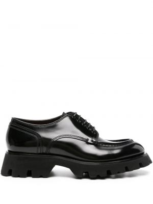 Pantofi derby din piele chunky Santoni negru