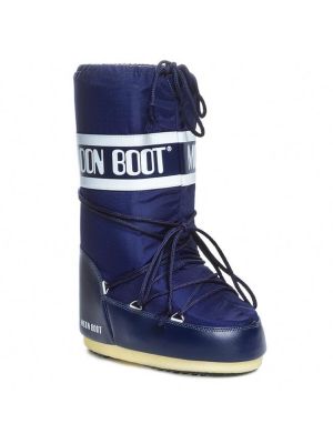 Stivali da neve di nylon Moon Boot blu