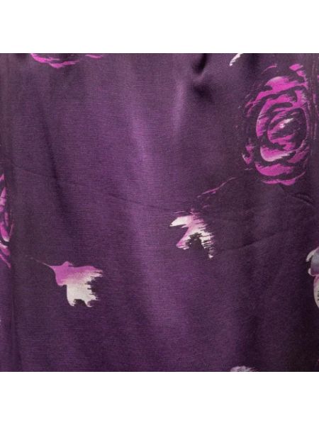 Blusa de seda Armani Pre-owned violeta