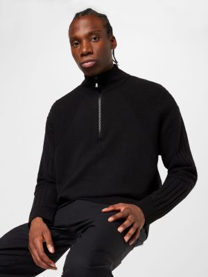 Džemperis ar augstu apkakli Calvin Klein melns