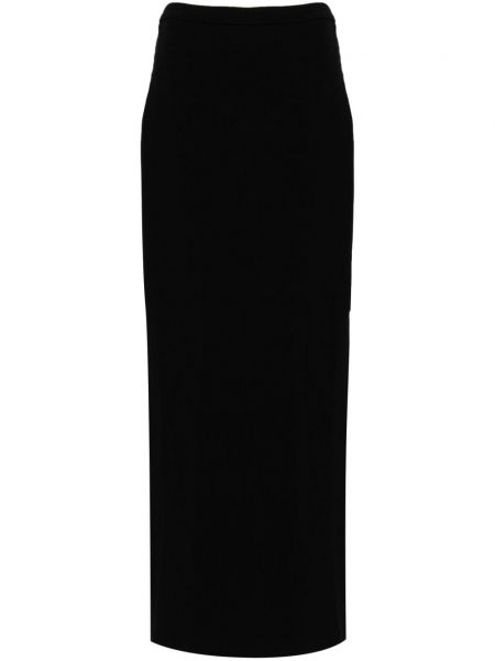 Βαμβακερή maxi φούστα Alexander Wang μαύρο