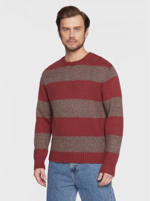 Relaxed памучен пуловер Cotton On червено