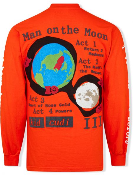 Koszulka Kid Cudi pomarańczowa