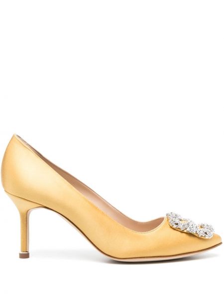 Pumps Manolo Blahnik gul