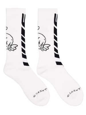 Bavlnené ponožky Saint Michael biela