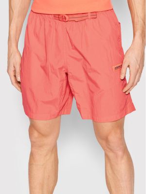 Спортни шорти Adidas оранжево