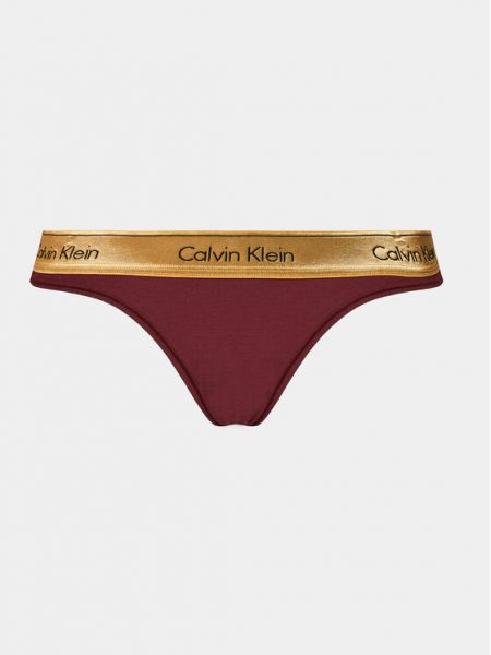 Βραζιλιάνικες κιλότες Calvin Klein Underwear μπορντό