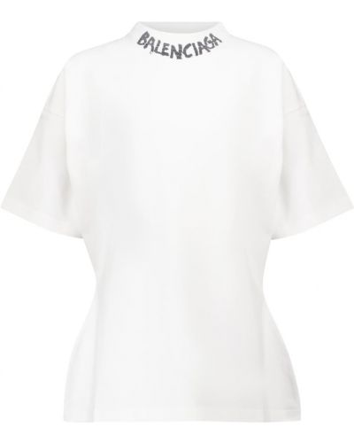 Džerzej bavlnené tričko Balenciaga