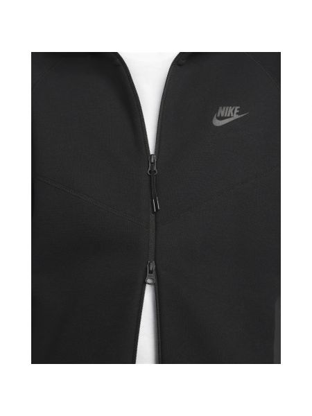 Chaqueta de tejido fleece Nike negro