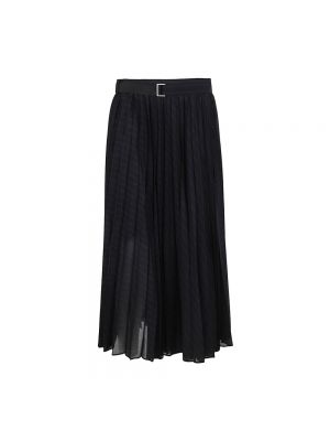 Spódnica midi Sacai - Niebieski