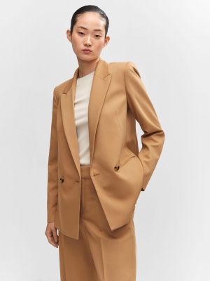Двубортный пиджак Greta Mango коричневый