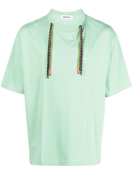 T-krekls ar apaļu kakla izgriezumu Ambush zaļš