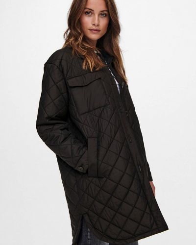 Утепленная куртка Only, черная