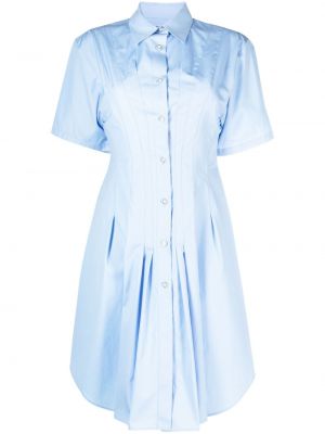 Плисирана памучна рокля тип риза Marni