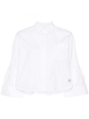 Camicia di cotone Sacai bianco