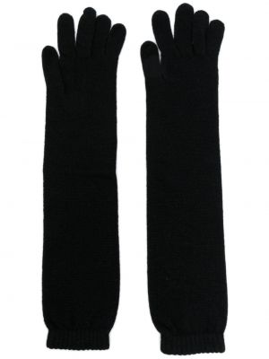 Pletené rukavice Gentry Portofino černé