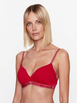 Nepodloženi grudnjak Emporio Armani Underwear crvena
