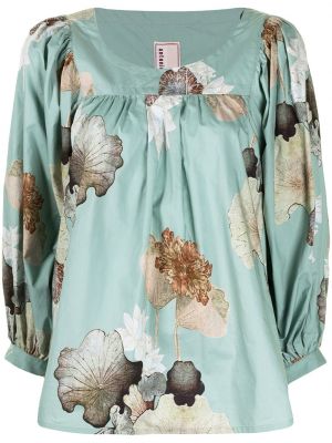 Trykt floral bluse Antonio Marras blå