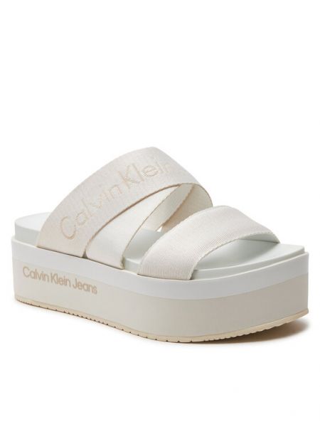 Sandali Calvin Klein Jeans bianco