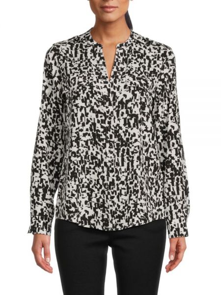 Рубашка с принтом с абстрактным узором Calvin Klein