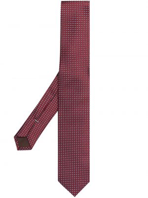 Cravată de mătase din jacard Canali
