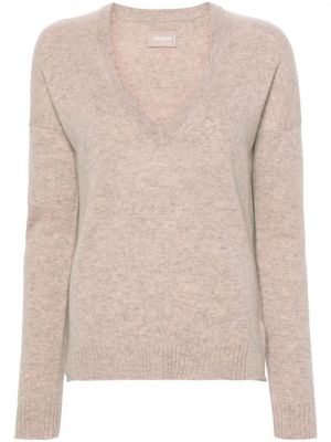 Džemper od kašmira Zadig&voltaire ružičasta