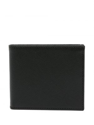 Usnjena denarnica Corneliani črna