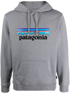 Mikina s kapucňou Patagonia sivá