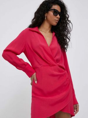 Uska mini haljina Sisley ružičasta