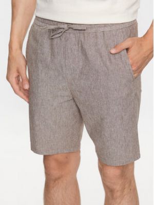 Shorts large Only & Sons marron