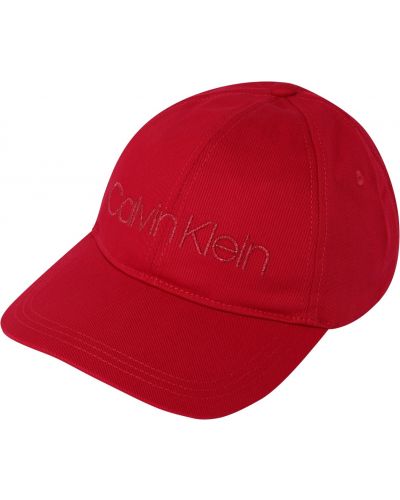 Cappello con visiera Calvin Klein rosso