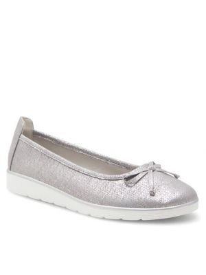 Balerina cipők Clara Barson ezüstszínű