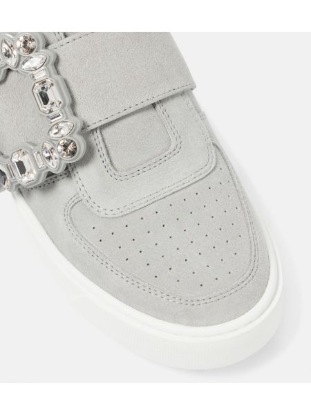 Süet sneaker Roger Vivier gri