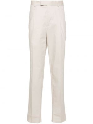 Chinos mit plisseefalten Zegna beige