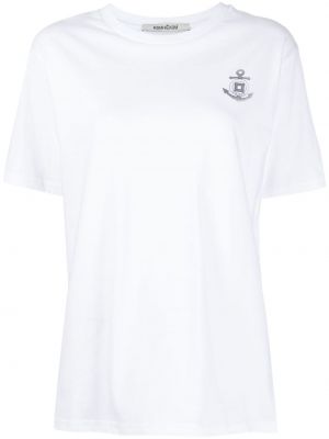 Koszulka z nadrukiem Kimhekim biała