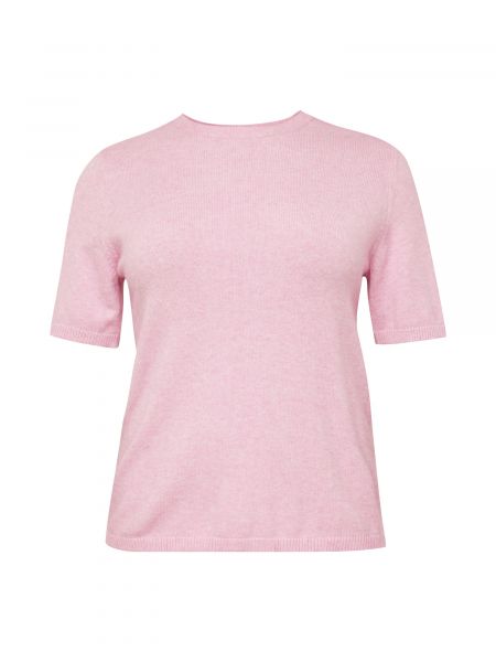 Μελανζέ πουλόβερ Only Carmakoma ροζ