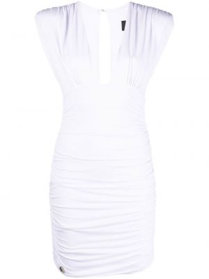 Mini šaty Philipp Plein biela