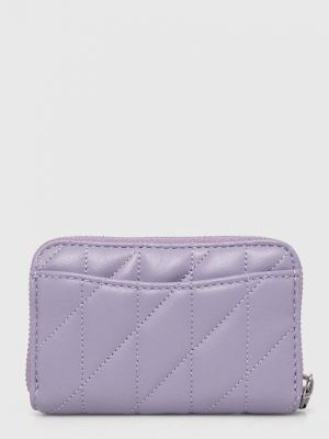 Bőr pénztárca Coach lila