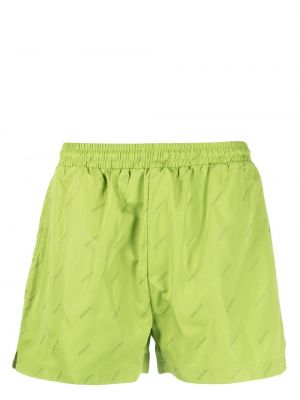 Shorts à imprimé Represent vert