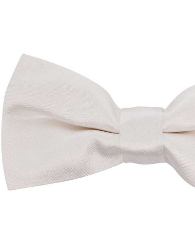 Hedvábná kravata s mašlí Givenchy bílá