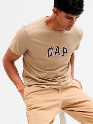 Camiseta manga corta Gap beige
