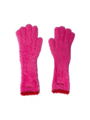 Rękawiczki Jacquemus różowe