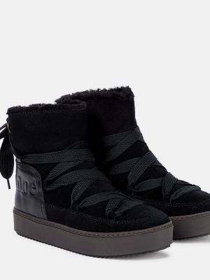 Велурени зимни обувки за сняг See By Chloã© черно