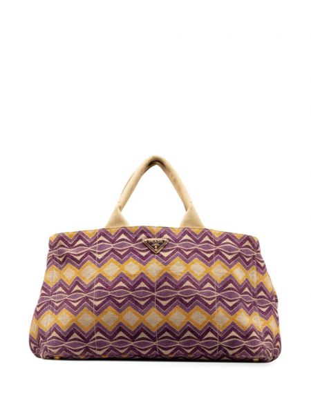 Nakupovalna torba Prada Pre-owned vijolična