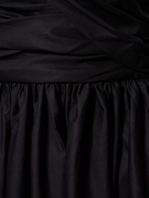 Sukienka mini bawełniana Matteau czarna
