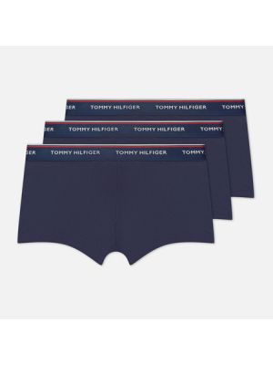 Хлопковые трусы с низкой талией Tommy Hilfiger Underwear синие