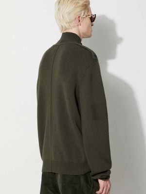 Sweter wełniany A-cold-wall* zielony