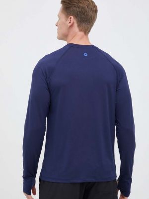 Tricou cu mânecă lungă Marmot albastru