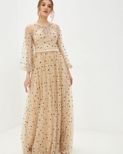 Вечернее платье Emilia Dell'oro бежевое