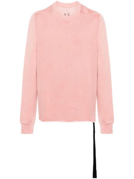 Sweatshirt aus baumwoll mit rundem ausschnitt Rick Owens Drkshdw pink